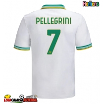Camisa de Futebol AS Roma Lorenzo Pellegrini #7 Equipamento Alternativo 2025-26 Manga Curta